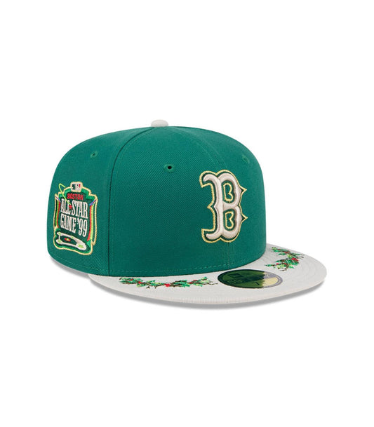 Gorra New Era 59Fifty MLB Boston Red Sox Novelty Holly Green Med