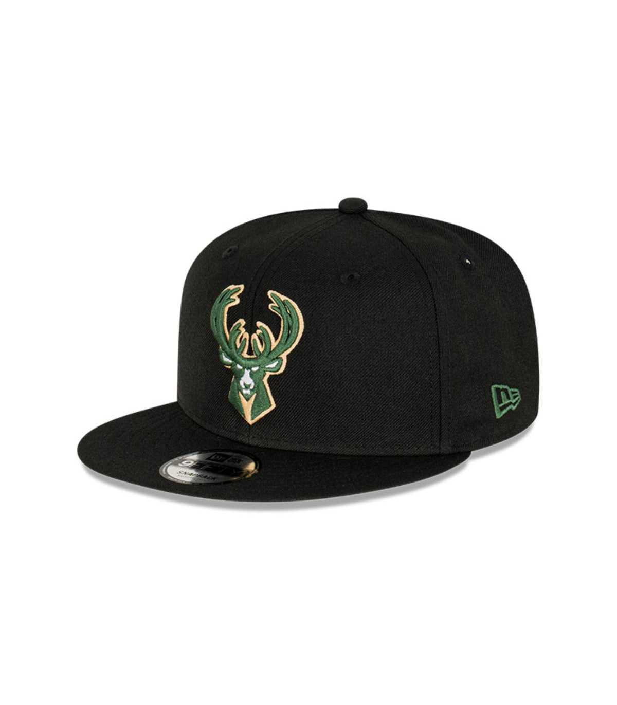 Gorra 59fifty NBA Milwaukee Bucks Side Patch Black New Era