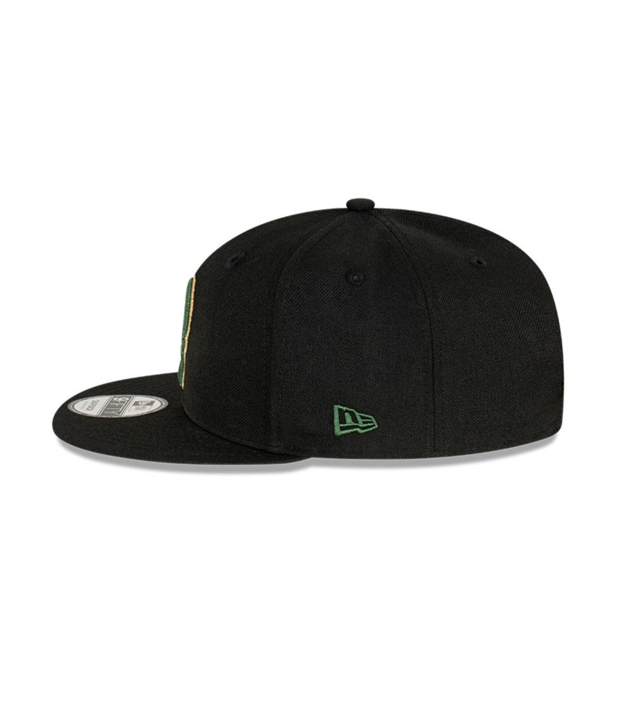 Gorra 59fifty NBA Milwaukee Bucks Side Patch Black New Era