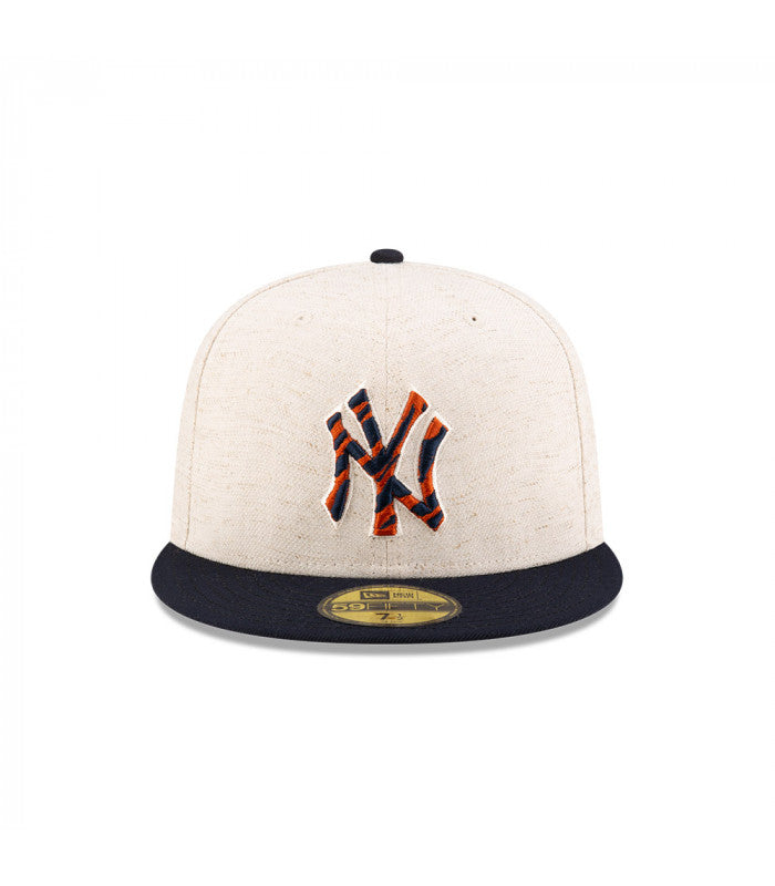 Gorra 59Fifty New York Yankees Hemp Natural Blanco