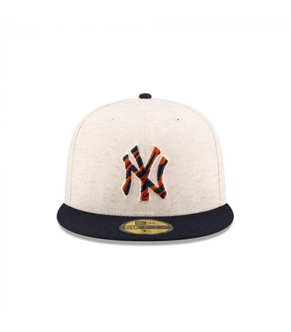 Gorra 59Fifty New York Yankees Hemp Natural Blanco