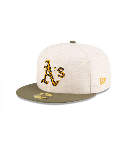 Gorra 59Fifty Oakland Athletics Hemp Natural Beige