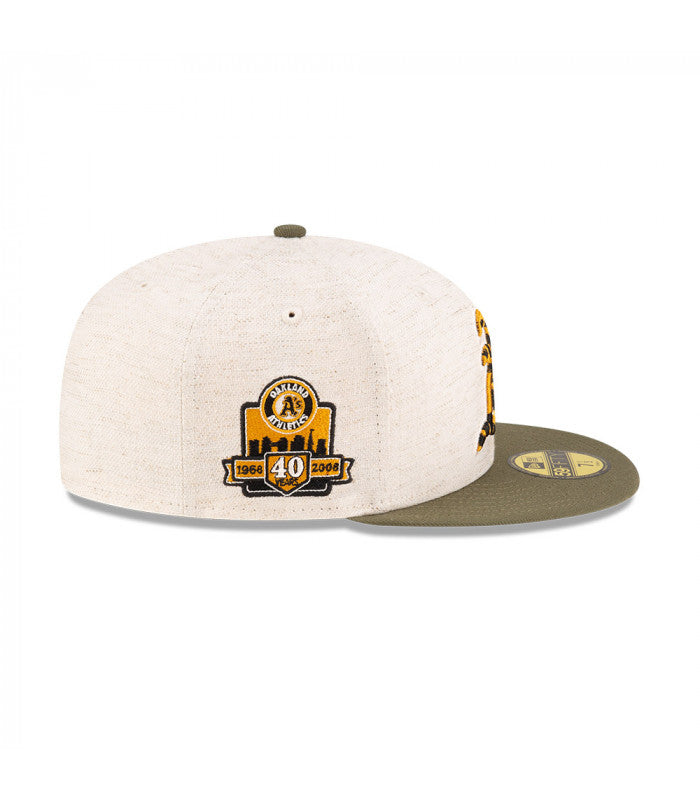 Gorra 59Fifty Oakland Athletics Hemp Natural Beige