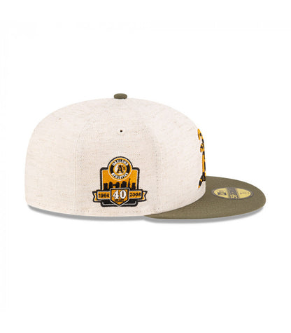 Gorra 59Fifty Oakland Athletics Hemp Natural Beige