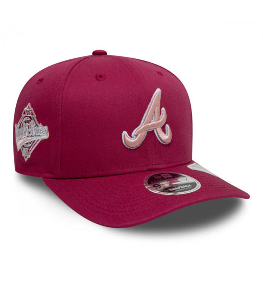 Gorra 9Fifty Atlanta Braves MLB World Series Dark Red