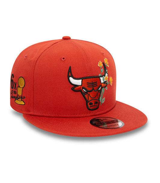 Gorra 9Fifty Chicago Bulls NBA Flower Icon Copper