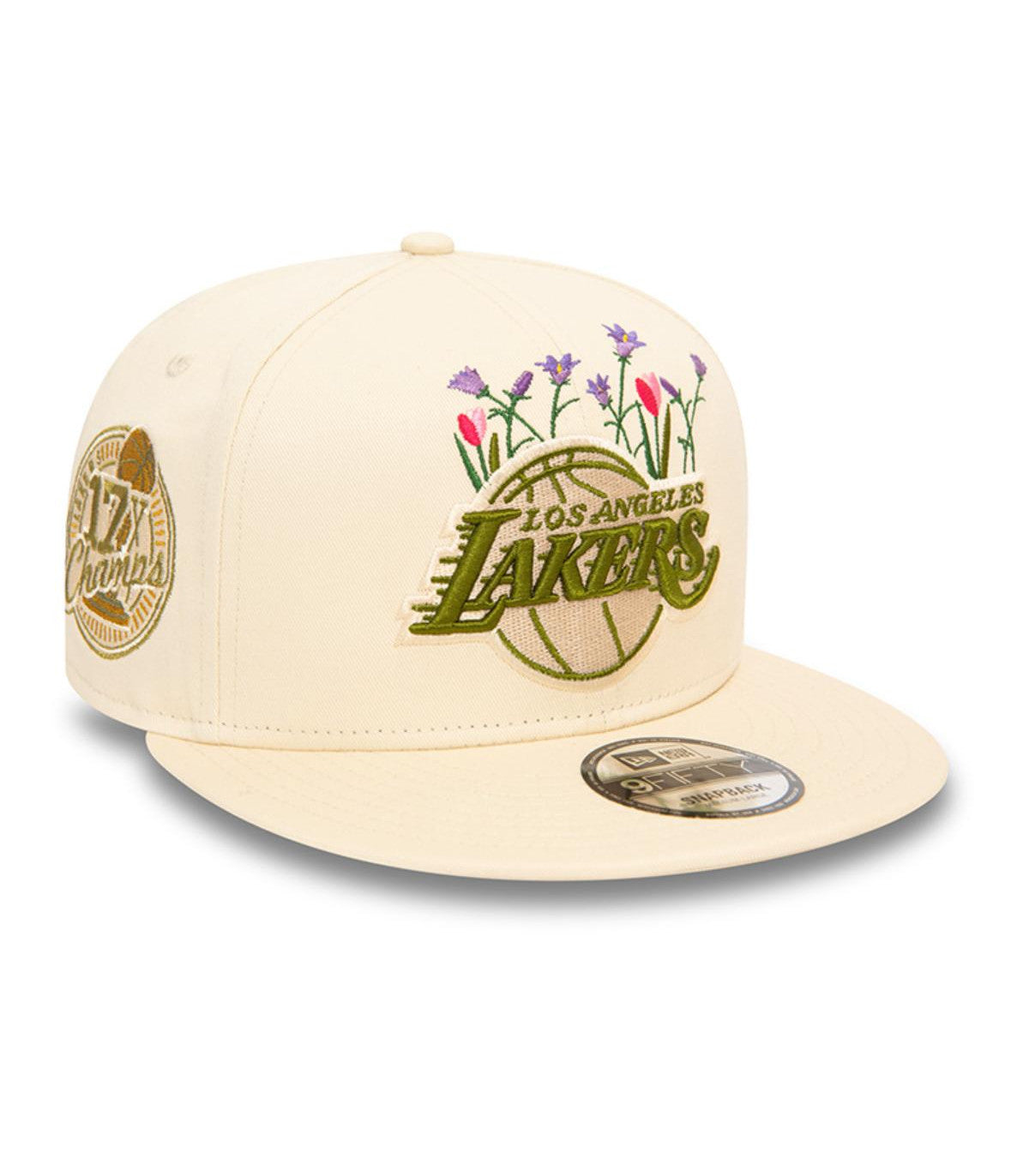 Gorra 9Fifty Los Angeles Lakers NBA Flower Icon Light Beige New Era