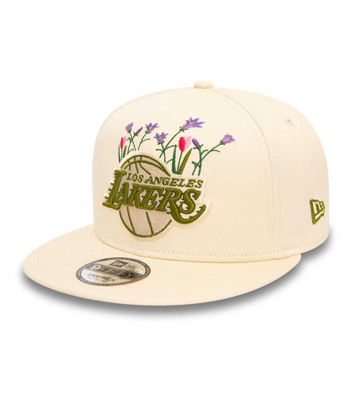 Gorra 9Fifty Los Angeles Lakers NBA Flower Icon Light Beige New Era