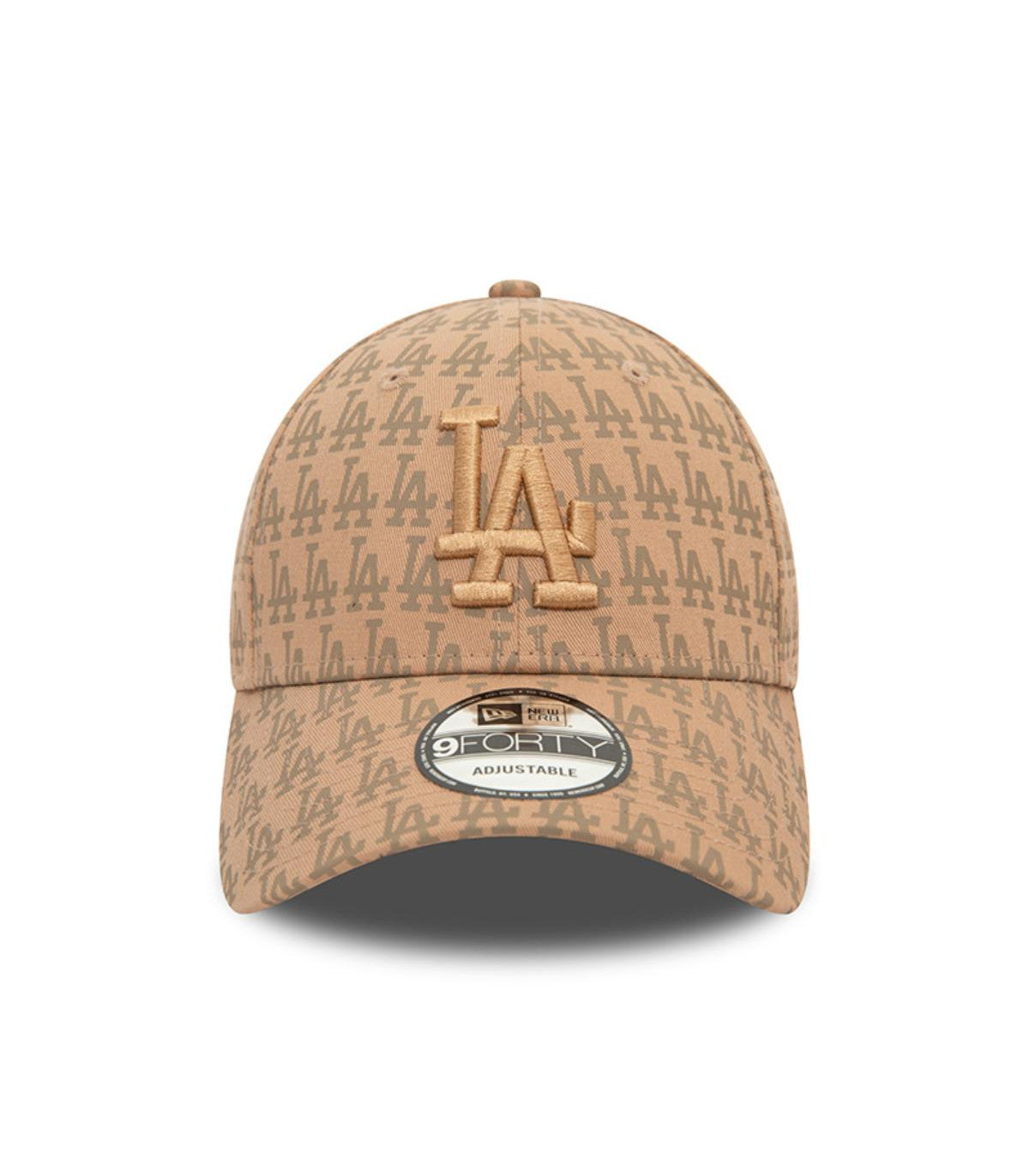 Gorra 9Forty Los Angeles Dodgers MLB Team Monogram Med Beige