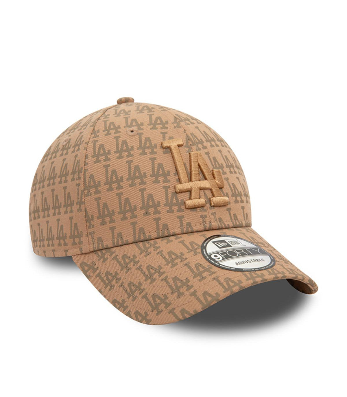 Gorra 9Forty Los Angeles Dodgers MLB Team Monogram Med Beige