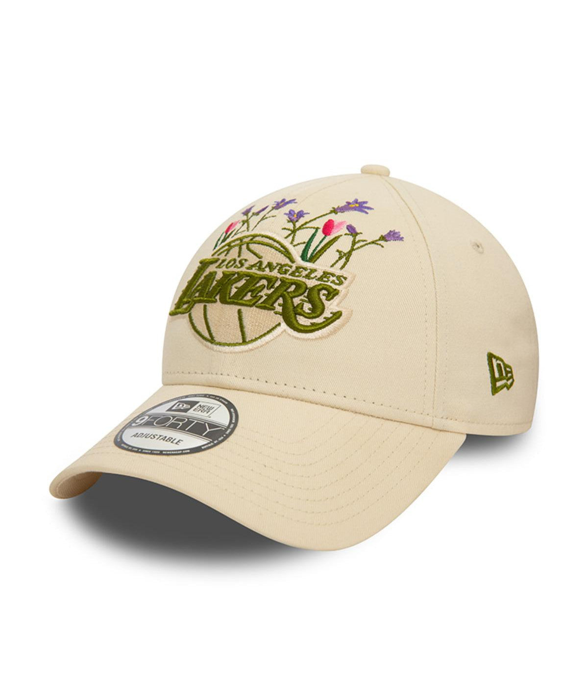 Gorra 9Forty Los Angeles Dodgers NBA Flower Icon Beige