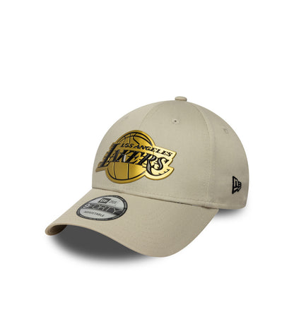 Gorra 9Forty NBA Los Angeles Lakers Metallic Beige