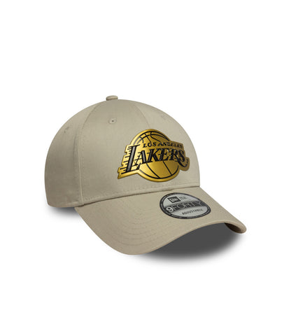 Gorra 9Forty NBA Los Angeles Lakers Metallic Beige