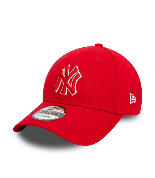 Gorra New Era 9Forty New York Yankees MLB Outline Logo Red