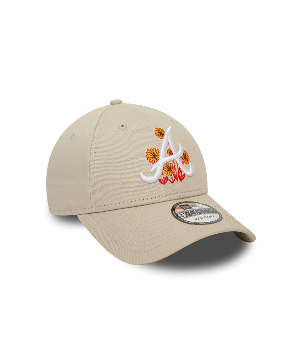 Gorra Atlanta Braves MLB 9Forty Flower Graphic Light Beige New Era