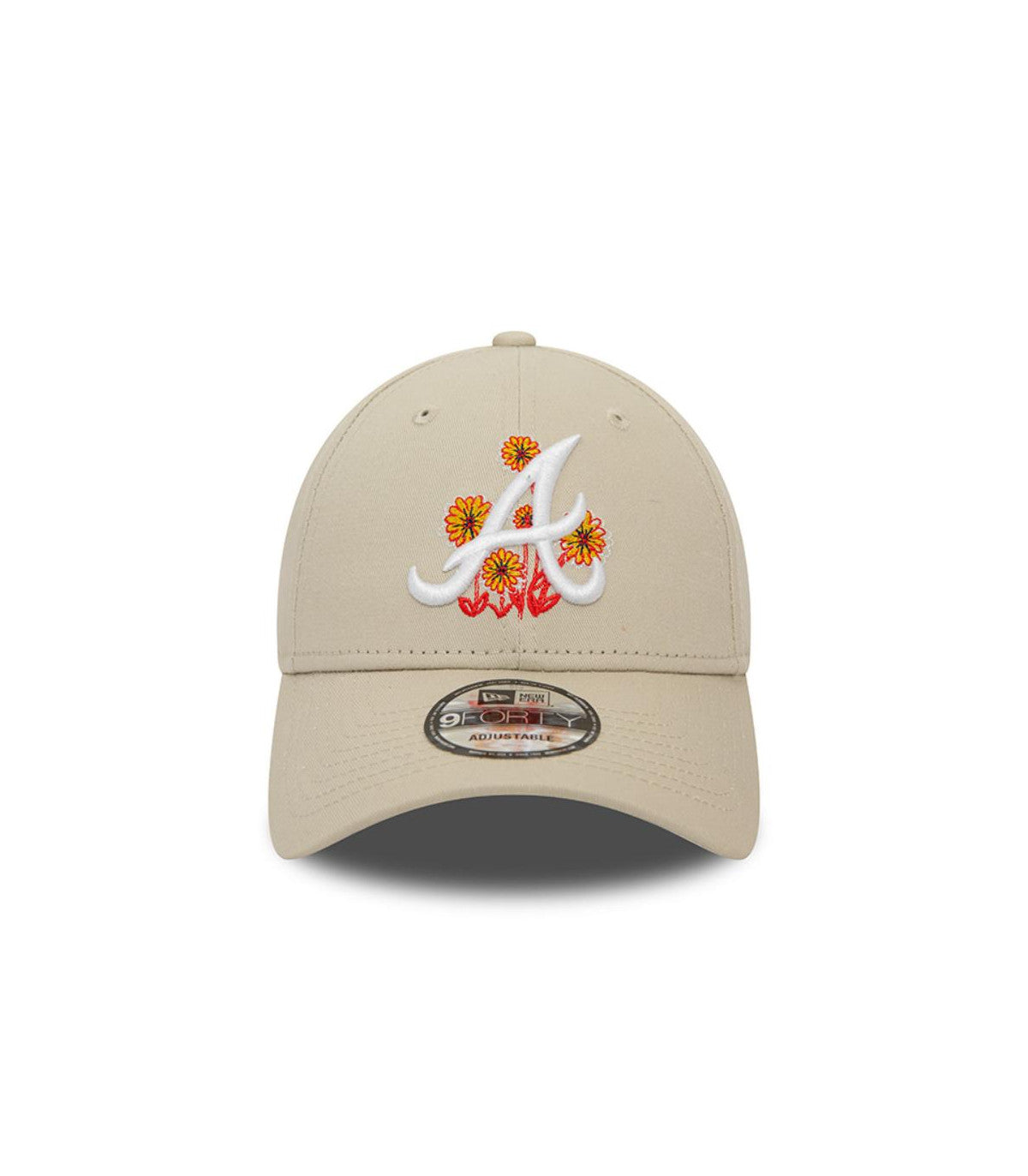 Gorra Atlanta Braves MLB 9Forty Flower Graphic Light Beige New Era