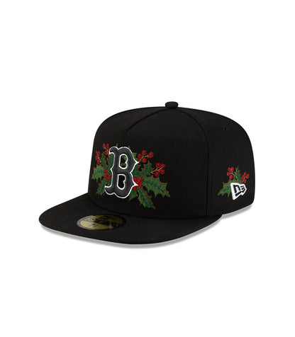 Gorra New Era 59Fifty Boston Red Sox Holly Negro