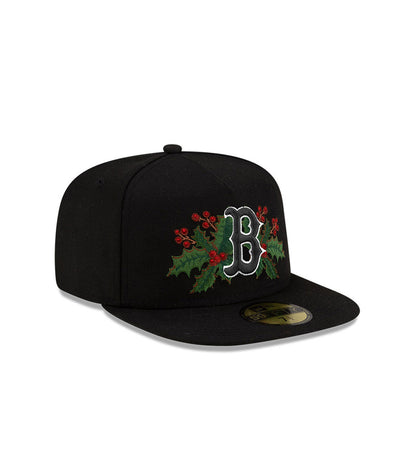 Gorra New Era 59Fifty Boston Red Sox Holly Negro