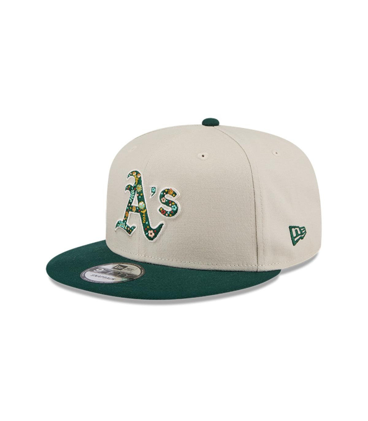 Gorro 9fifty MLB Oakland Athletics Floral Fill Light Beige