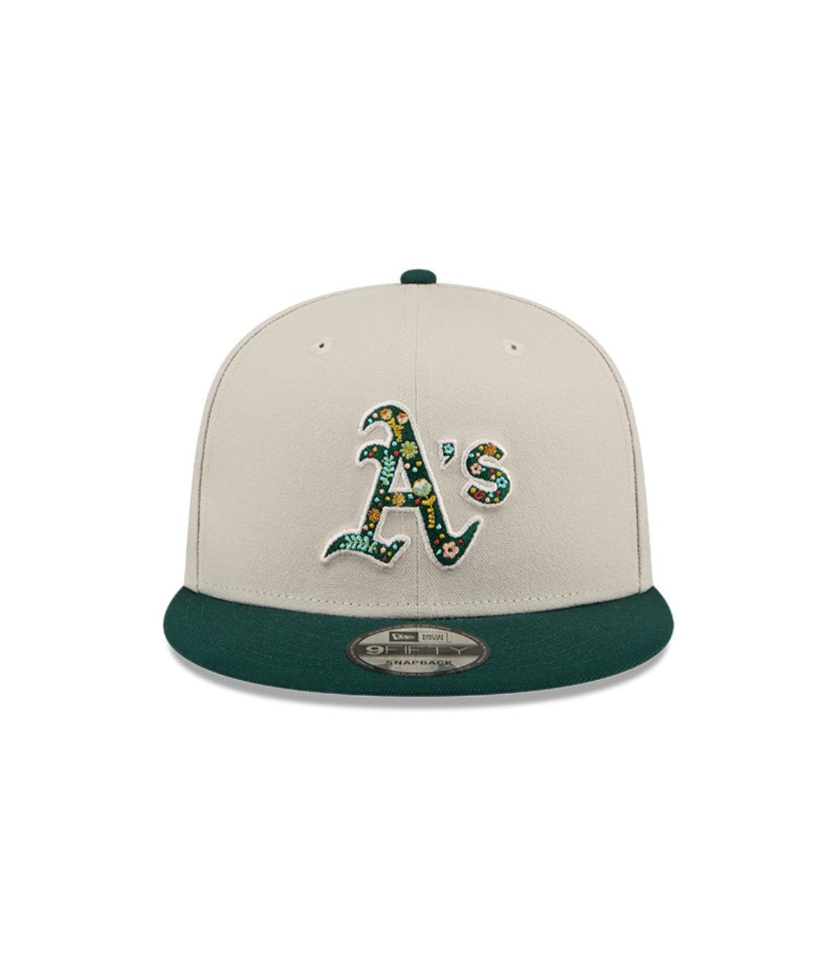 Gorro 9fifty MLB Oakland Athletics Floral Fill Light Beige