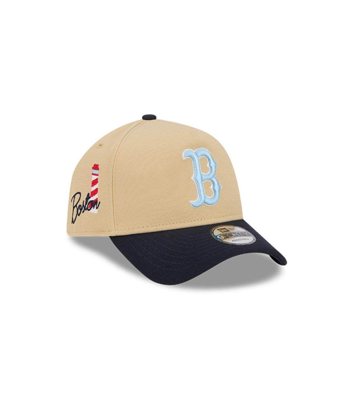 Gorro 9forty MLB Boston Red Sox City Sidepatch Light Beige