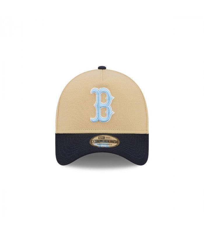 Gorro 9forty MLB Boston Red Sox City Sidepatch Light Beige
