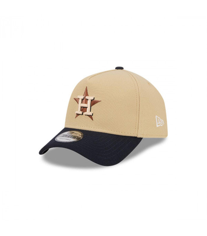 Gorro 9forty MLB Houston Astros City Sidepatch Light Beige
