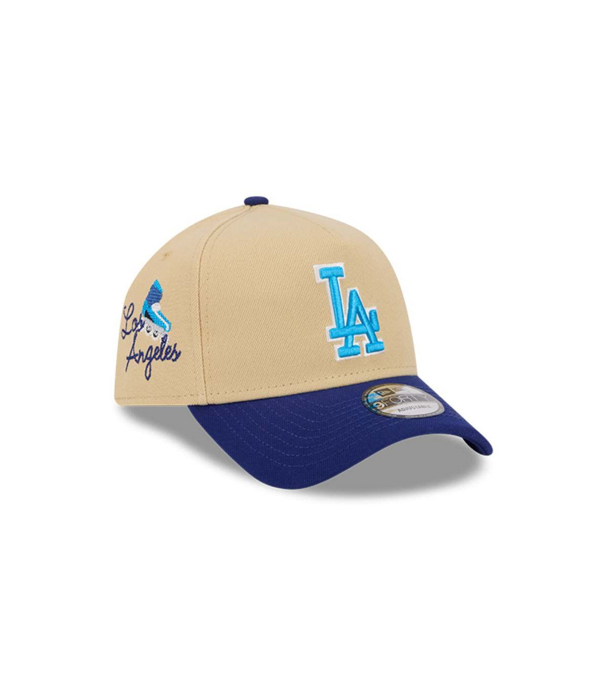 Gorro 9forty MLB Los Angeles Dodgers City Sidepatch Beige