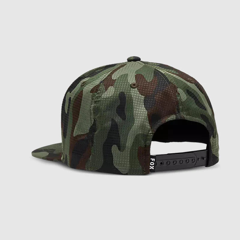 Gorro Jockey Lifestyle Fox Head Tech Snapback Camo Verde Fox