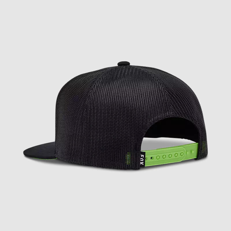 Gorro Jockey Lifestyle Fox X Kawasaki Snapback Negro/Blanco Fox