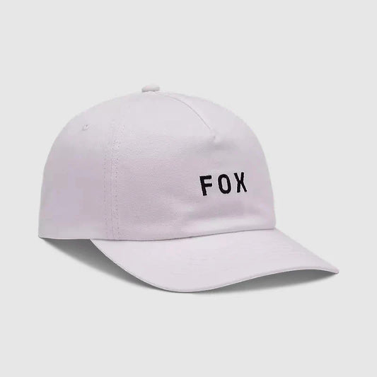 Gorro Jockey Lifestyle Mujer Wordmark Ajustable Blanco Fox