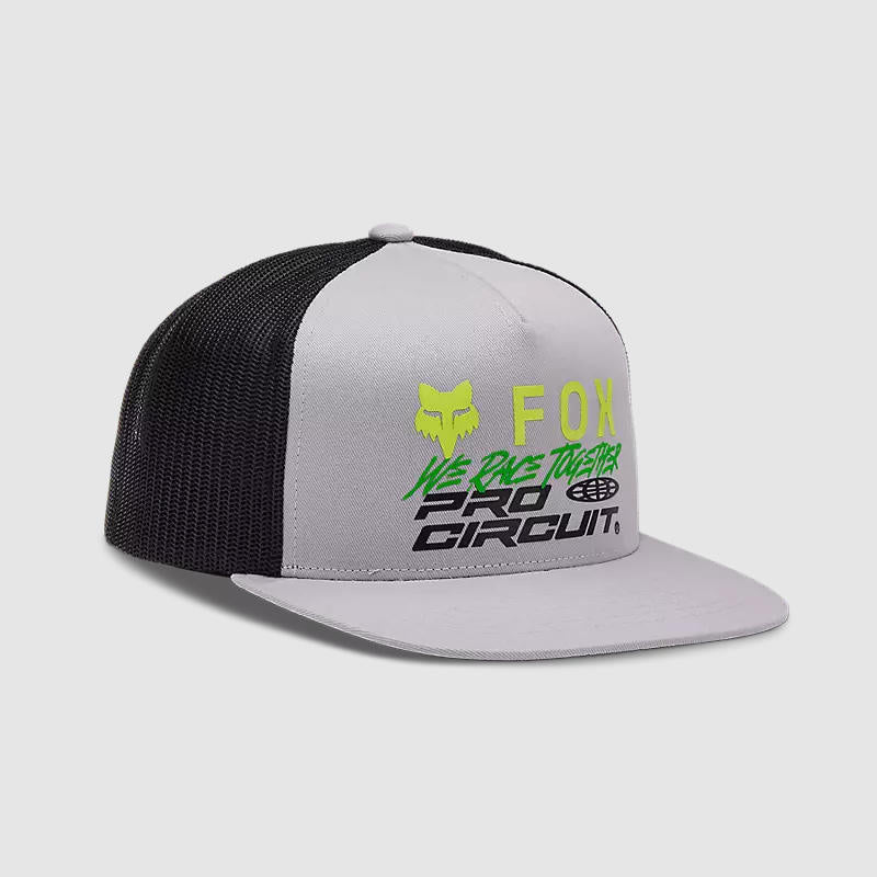 Gorro Jockey Lifestyle Fox X Pro Circuit Snapback Gris Fox