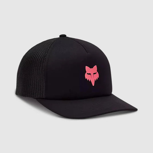Gorro Jockey Lifestyle Mujer Boundary Trucker Negro/Rosado Fox