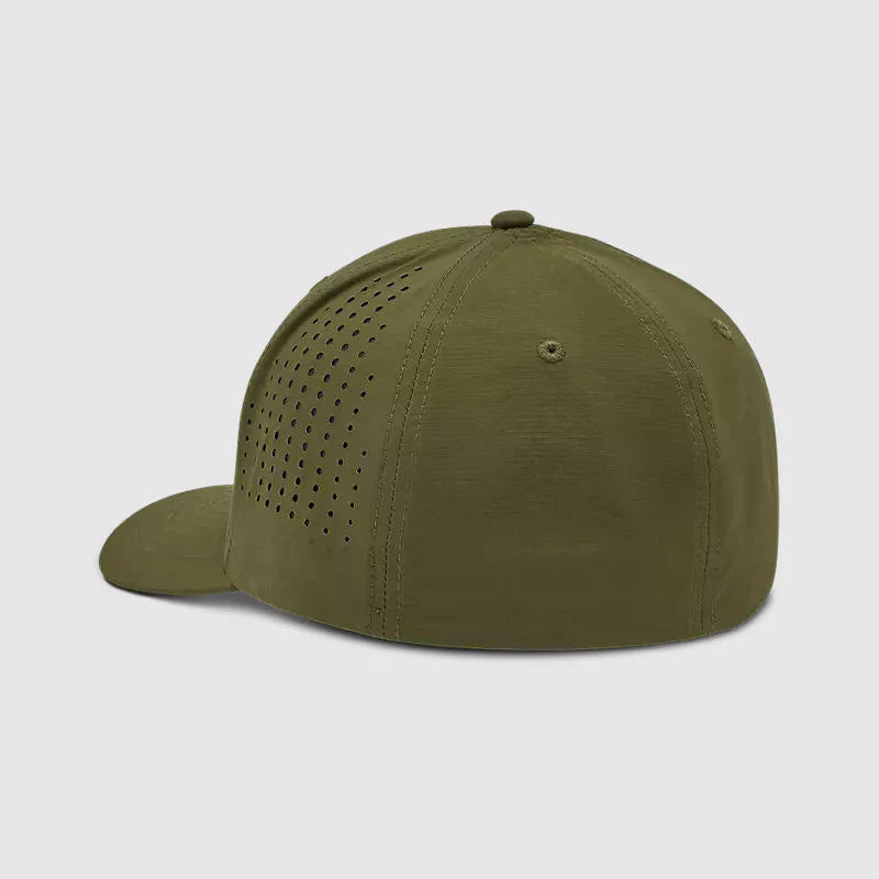 Gorro Jockey Lifestyle Non Stop Tech Flexfit Verde Oliva Fox