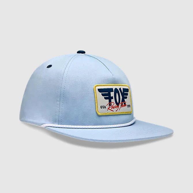Gorro Jockey Lifestyle Mujer Snapback Logo Alas Azul Fox