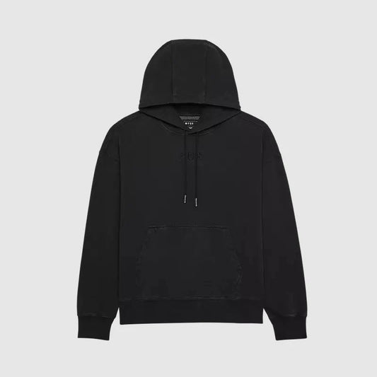 Poleron Lifestyle Wordmark Oversized Negro Fox