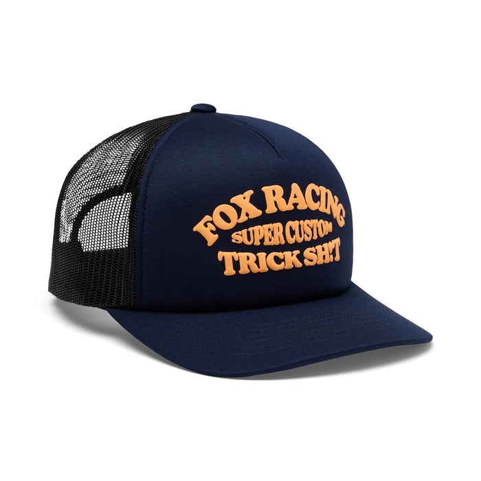 Gorro Jockey Lifestyle Trick Trucker Mesh Azul Fox