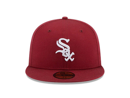 Jockey New Era Mlb 5950 Chicago White Sox Unisex Dk Burdeo
