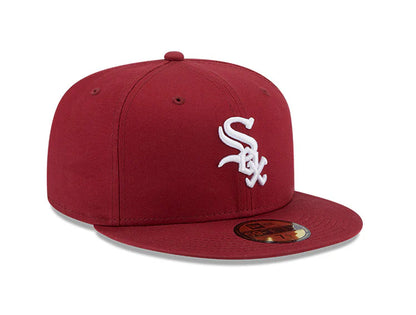 Jockey New Era Mlb 5950 Chicago White Sox Unisex Dk Burdeo