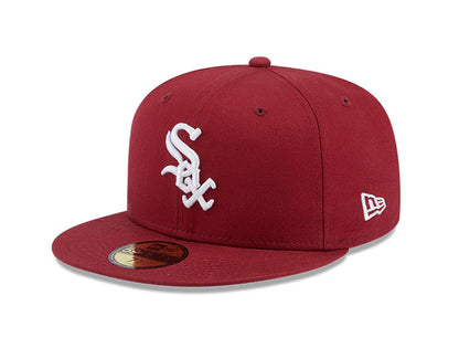 Jockey New Era Mlb 5950 Chicago White Sox Unisex Dk Burdeo
