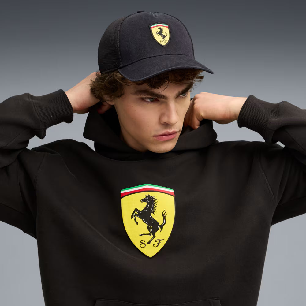 Jockey Puma Trucker con malla Scuderia Black