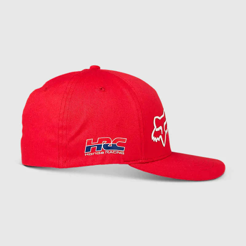 Gorro Jockey Lifestyle Flexfit Honda Rojo Fox