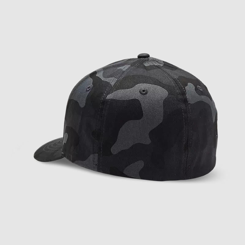 Gorro Jockey Lifestyle Fox Head Flexfit Camo Negro Fox