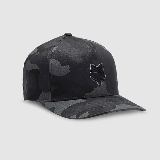 Gorro Jockey Lifestyle Fox Head Flexfit Camo Negro Fox